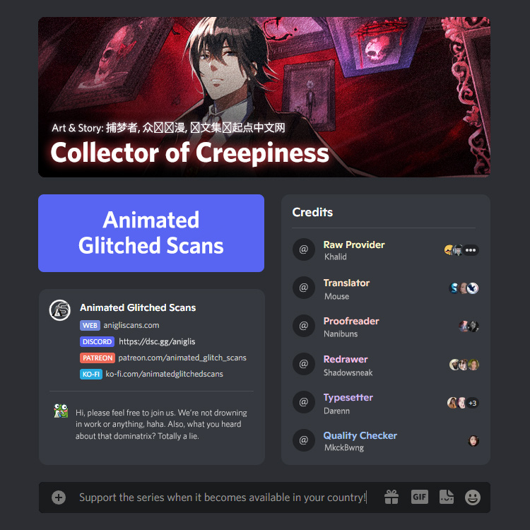 Collector Of Creepiness - Chapter 0