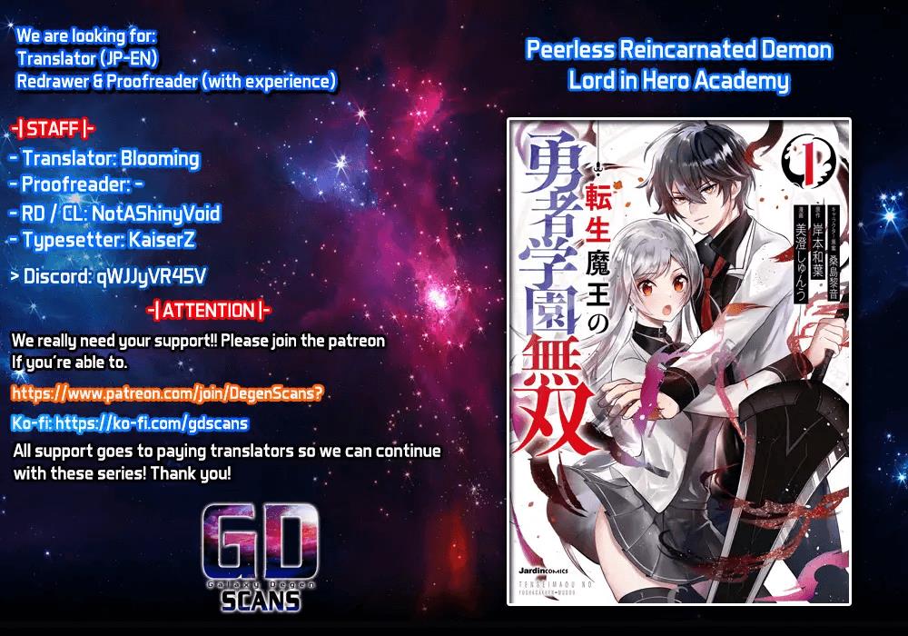 Tensei Maou No Yuusha Gakuen Musou - Vol.1 Chapter 1: Demon Lord, Reincarnates