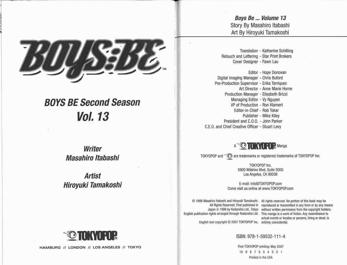 Boys Be 2Nd Season - Vol.13 Chapter 91 : [Includes Chapters 91-97 + Boys Be Justice.  See Forum Thread For...