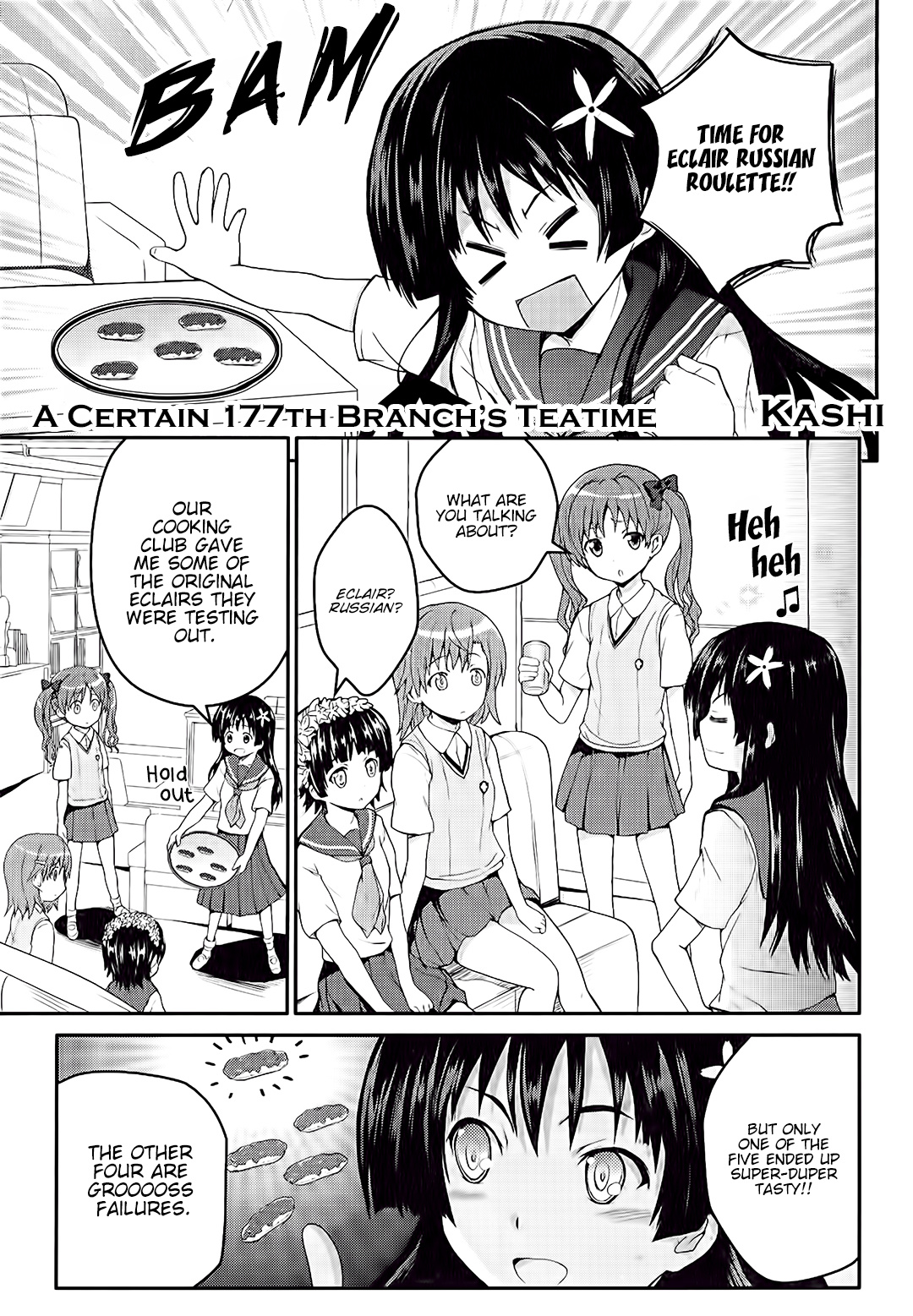 Koushiki Comic Anthology - Toaru Kagaku No Railgun Featuring Toaru Majutsu No Index - Vol.1 Chapter 2: A Certain 177Th Branch's Teatime