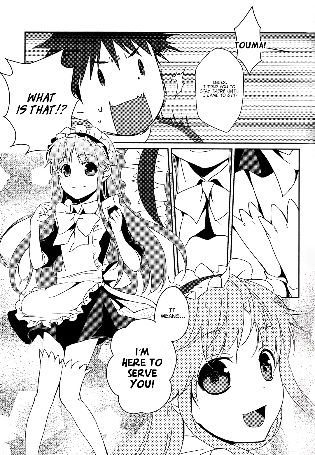 Koushiki Comic Anthology - Toaru Kagaku No Railgun Featuring Toaru Majutsu No Index - Vol.1 Chapter 4: Nun - Maid - Custard