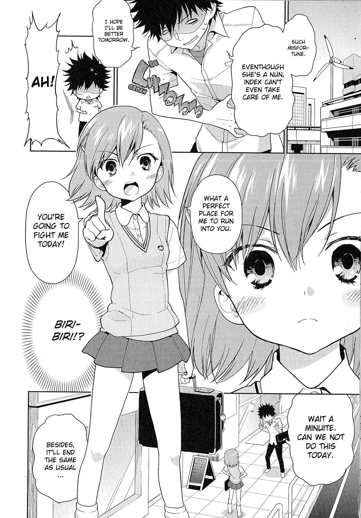 Koushiki Comic Anthology - Toaru Kagaku No Railgun Featuring Toaru Majutsu No Index - Chapter 7: Kamijou Touma's Misfortunate Day