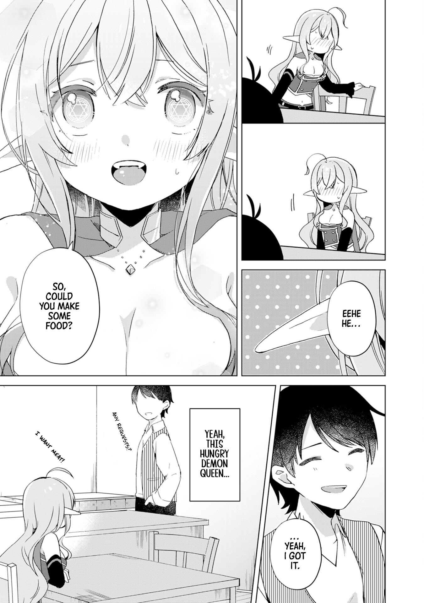 Hara Peko Mao To Horyo Yuusha! Mao Ga Ore No Heya Ni Meshi Wo Gui Ni Kurundaga - Chapter 4