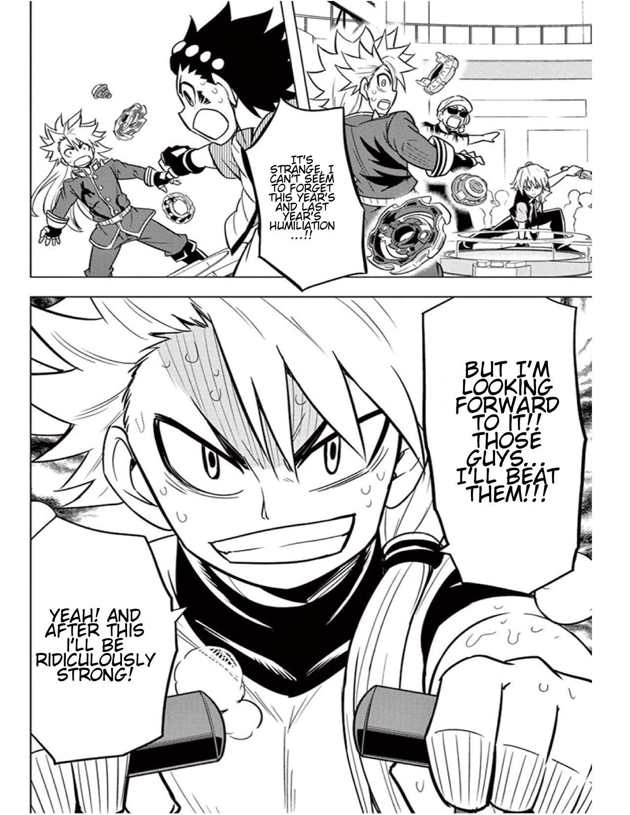 Beyblade Burst - Chapter 12: Twin-Winged Wall, Flying Dragon Wyvern!!