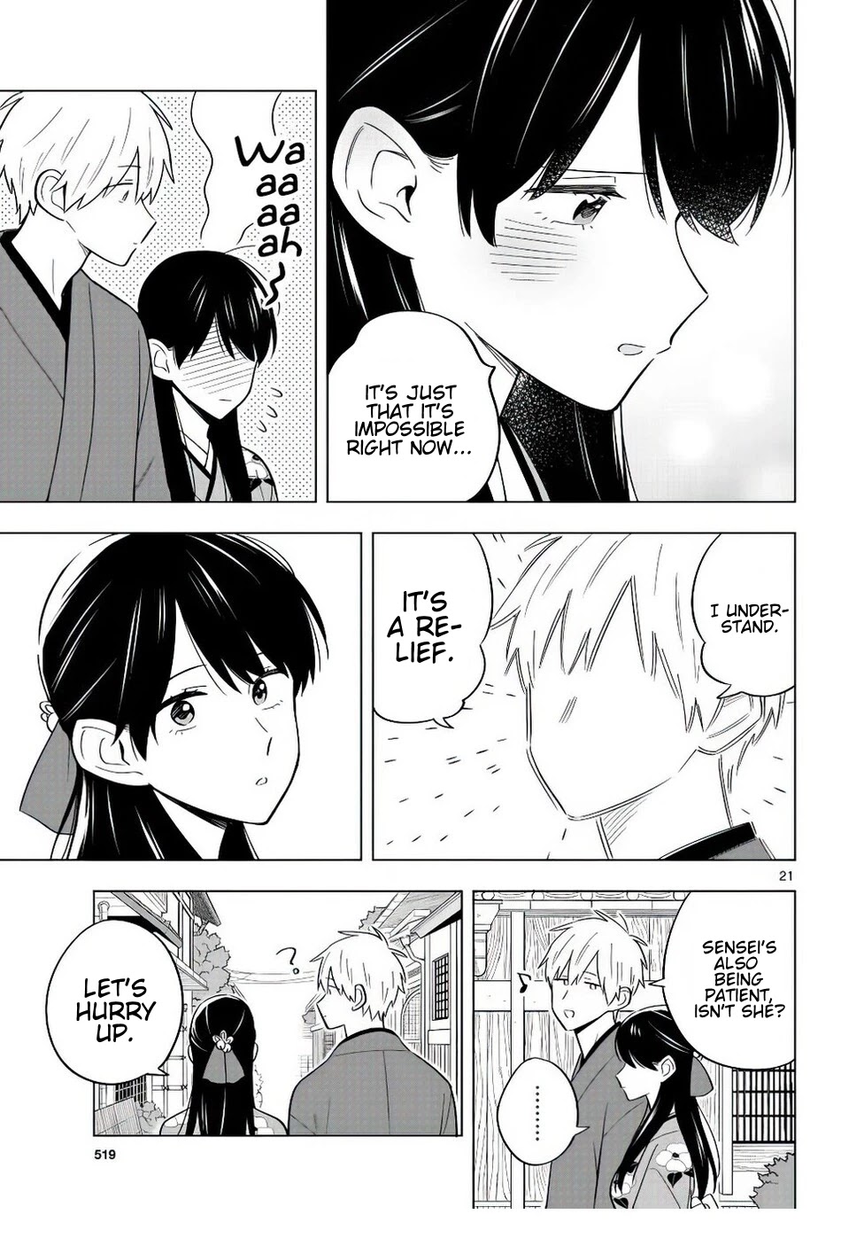 The Teacher Can Not Tell Me Love - Chapter 37