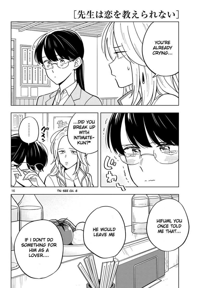 The Teacher Can Not Tell Me Love - Chapter 30