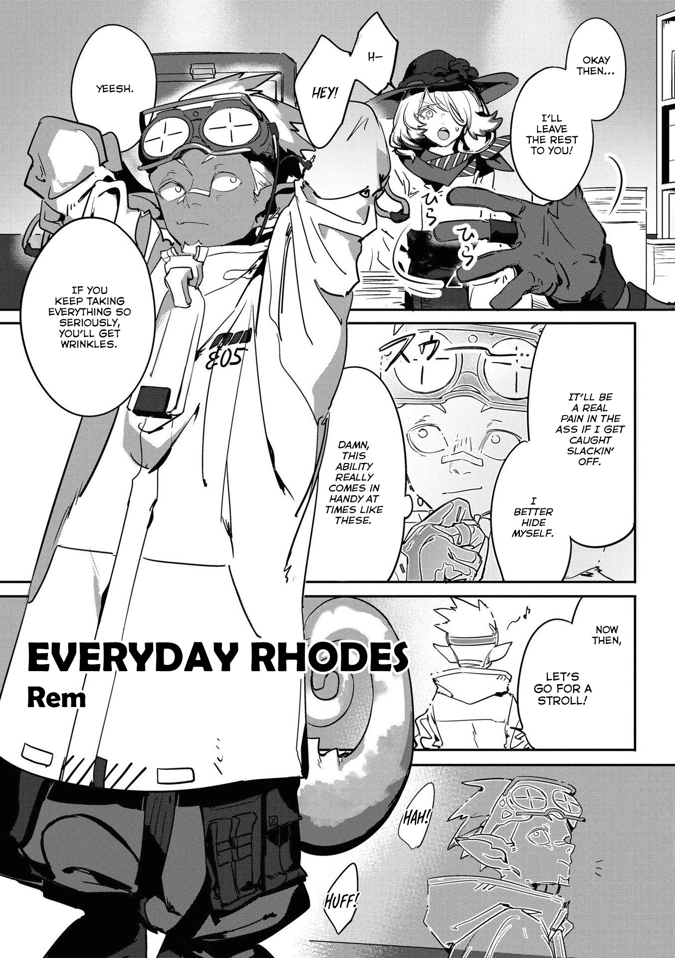 Arknights Comic Anthology - Vol.02 Chapter 16: Everyday Rhodes