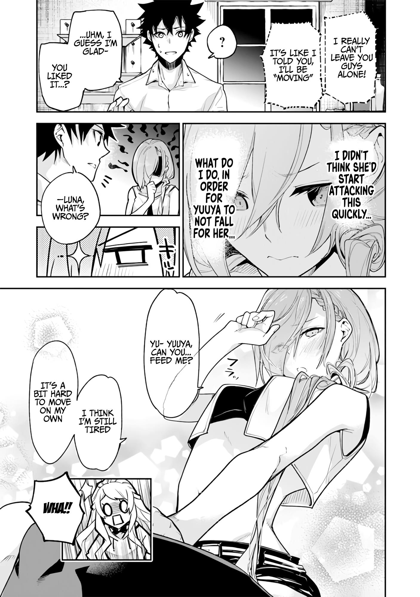 Isekai De Cheat Skill Wo Te Ni Shita Ore Wa, Genjitsu Sekai Wo Mo Musou Suru ~Level Up Wa Jinsei Wo Kaeta~ - Chapter 24: Skinship