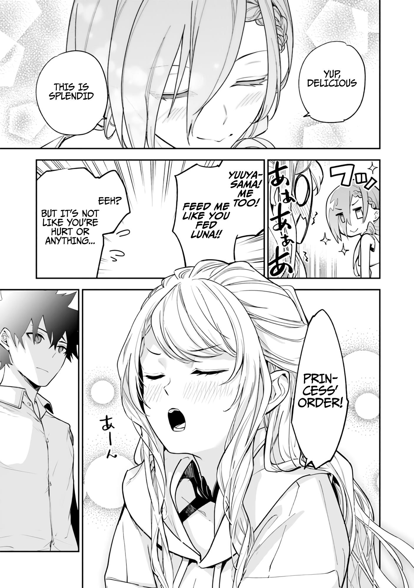 Isekai De Cheat Skill Wo Te Ni Shita Ore Wa, Genjitsu Sekai Wo Mo Musou Suru ~Level Up Wa Jinsei Wo Kaeta~ - Chapter 24: Skinship