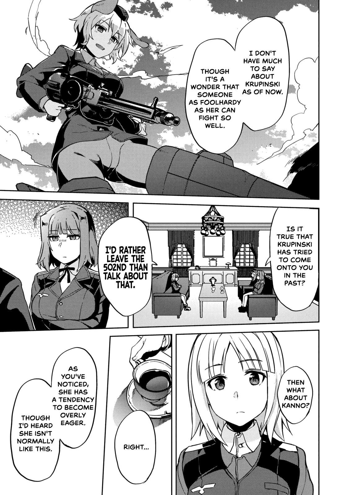 Brave Witches Prequel: The Vast Land Of Orussia - Chapter 9: Approaching Giant