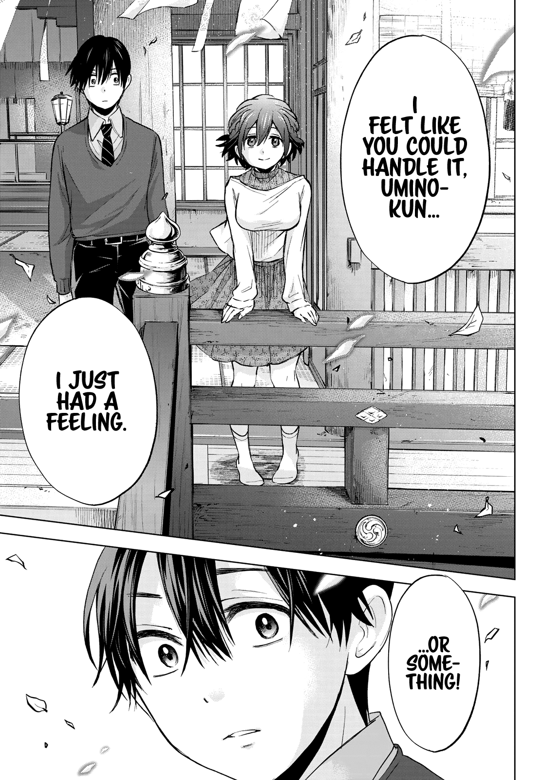 The Cuckoo's Fiancee - Chapter 13: I Felt Like You Could Handle It, Umino-Kun