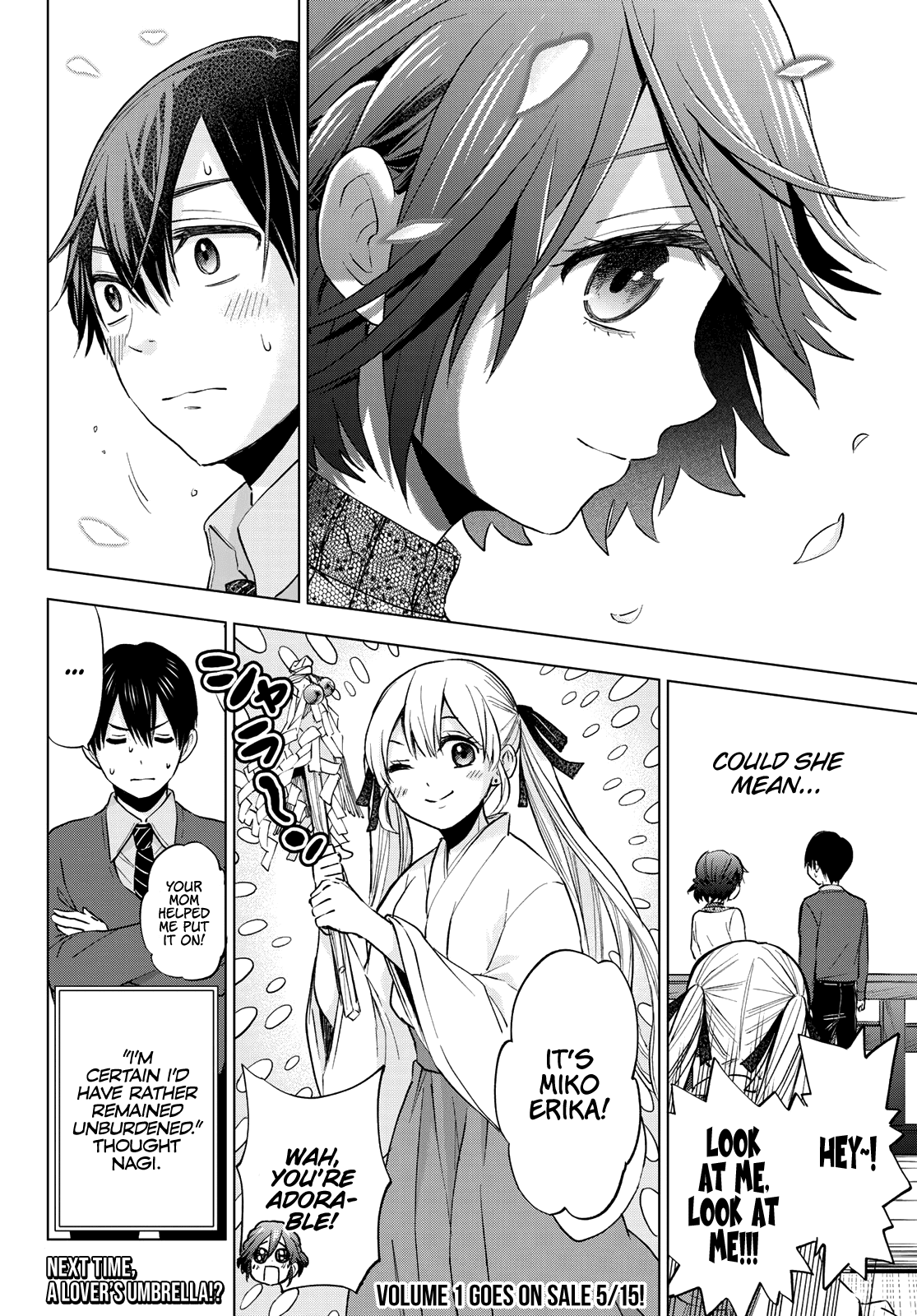 The Cuckoo's Fiancee - Chapter 13: I Felt Like You Could Handle It, Umino-Kun