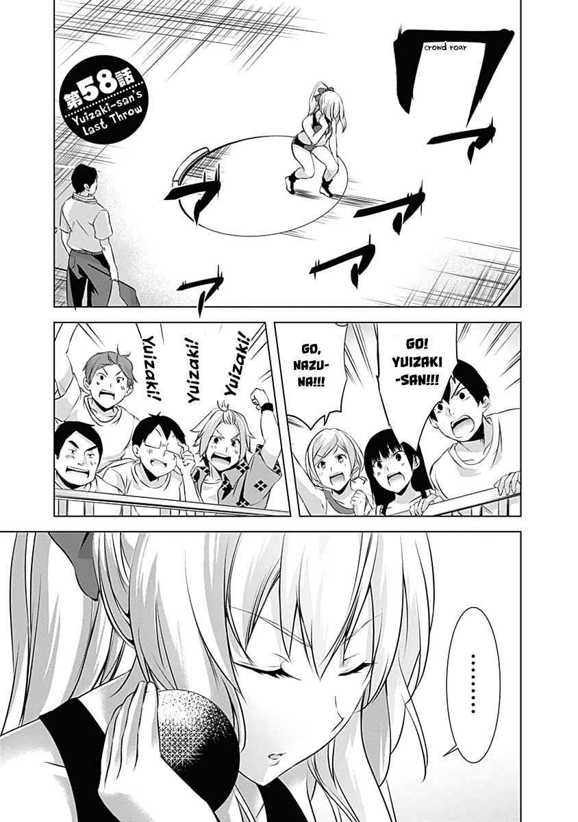 Yuizaki-San Ha Nageru! - Vol.5 Chapter 58: Yuizaki-San's Last Throw