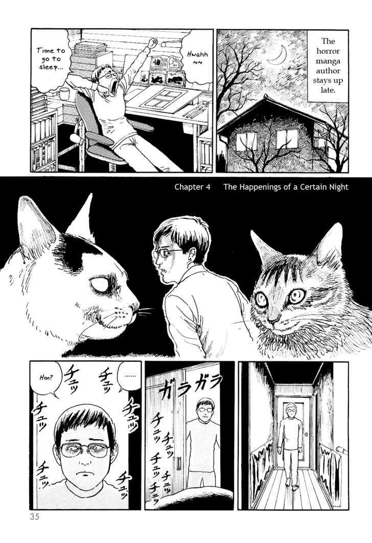 Itou Junji No Neko Nikki: Yon & Mu - Vol.1 Chapter 4 : The Happenings Of A Certain Night