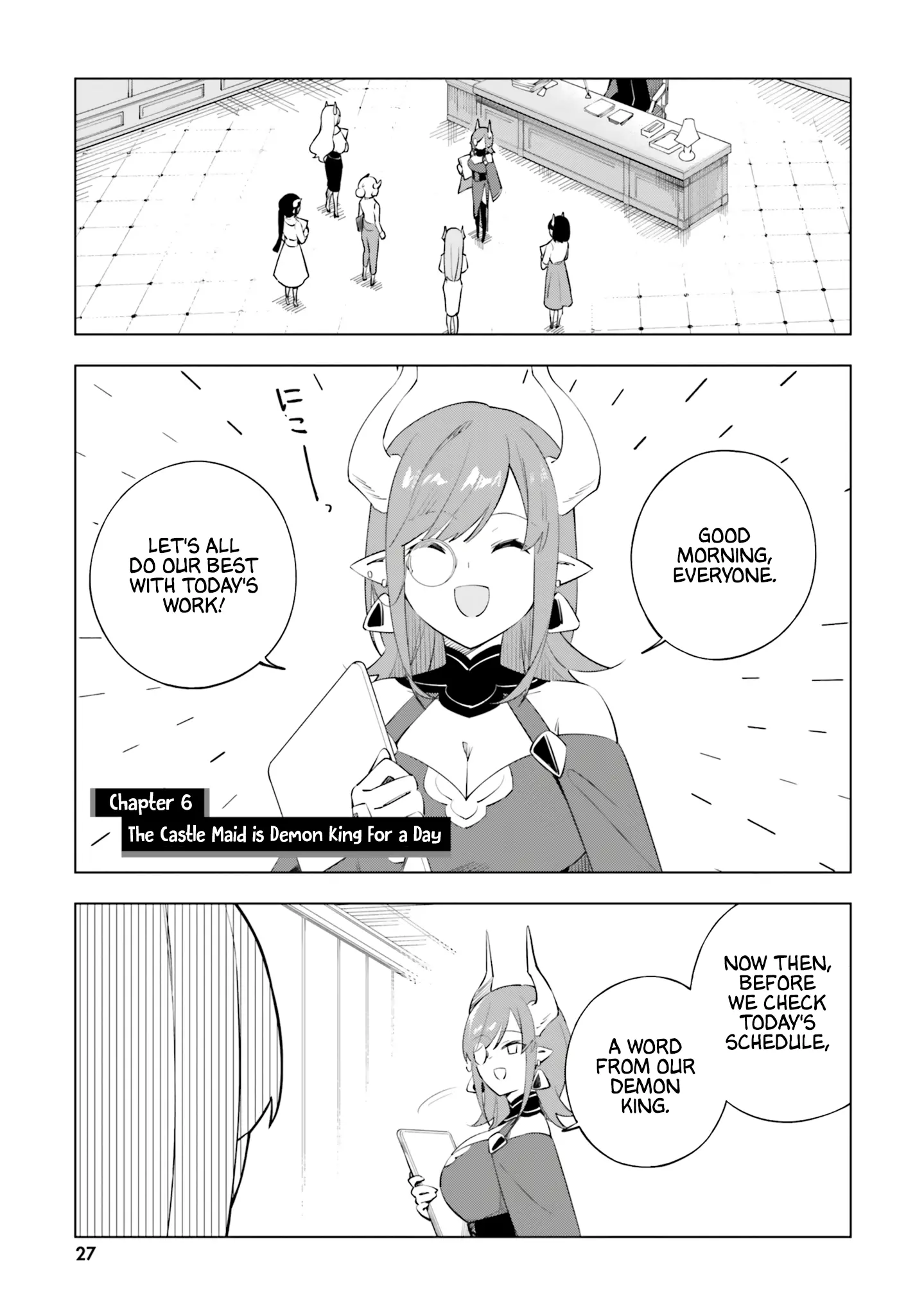 Maou To Yuri - Vol.2 Chapter 6: The Castle Maid Is Demon King For A Day