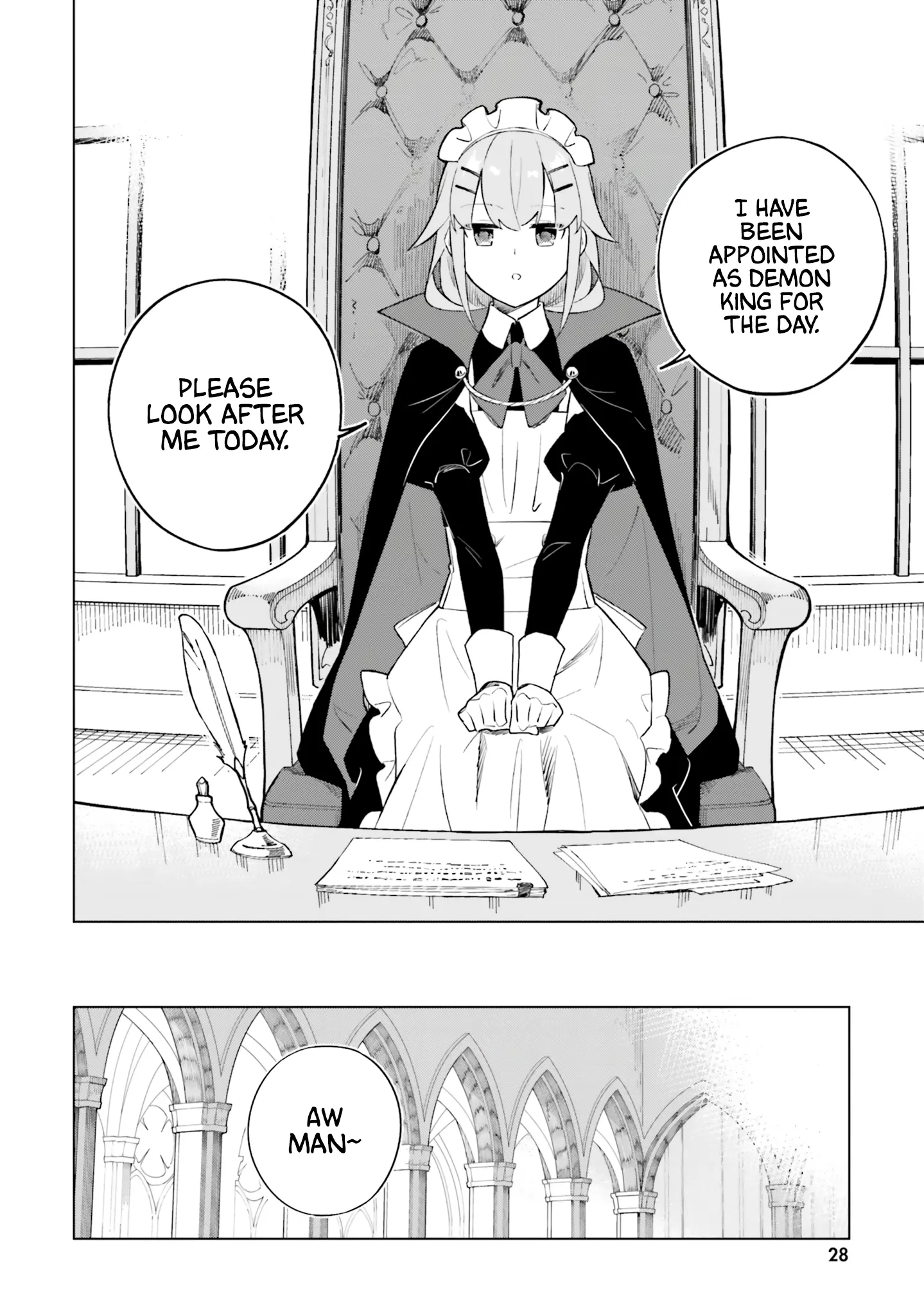 Maou To Yuri - Vol.2 Chapter 6: The Castle Maid Is Demon King For A Day