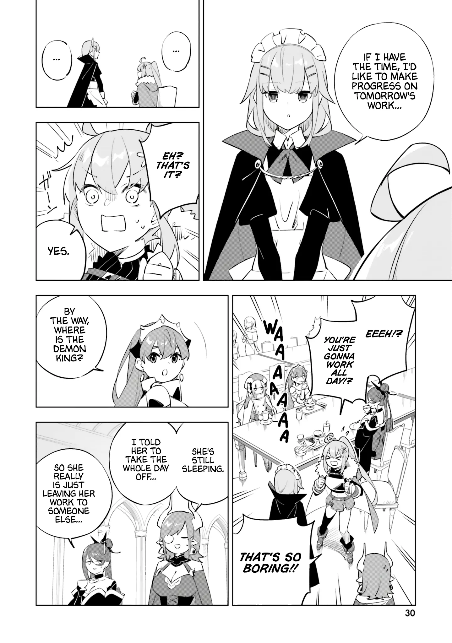 Maou To Yuri - Vol.2 Chapter 6: The Castle Maid Is Demon King For A Day