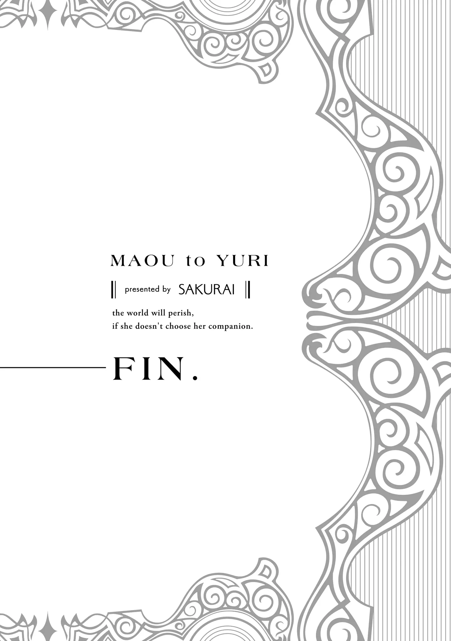 Maou To Yuri - Vol.2 Chapter 11: The Conclusion Of The Demon King And Her Consort