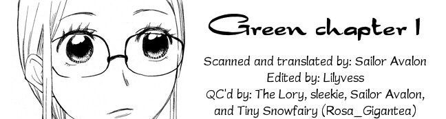 Tsubomi (Anthology) - Vol.6 Chapter 7 : Green Chapter 1