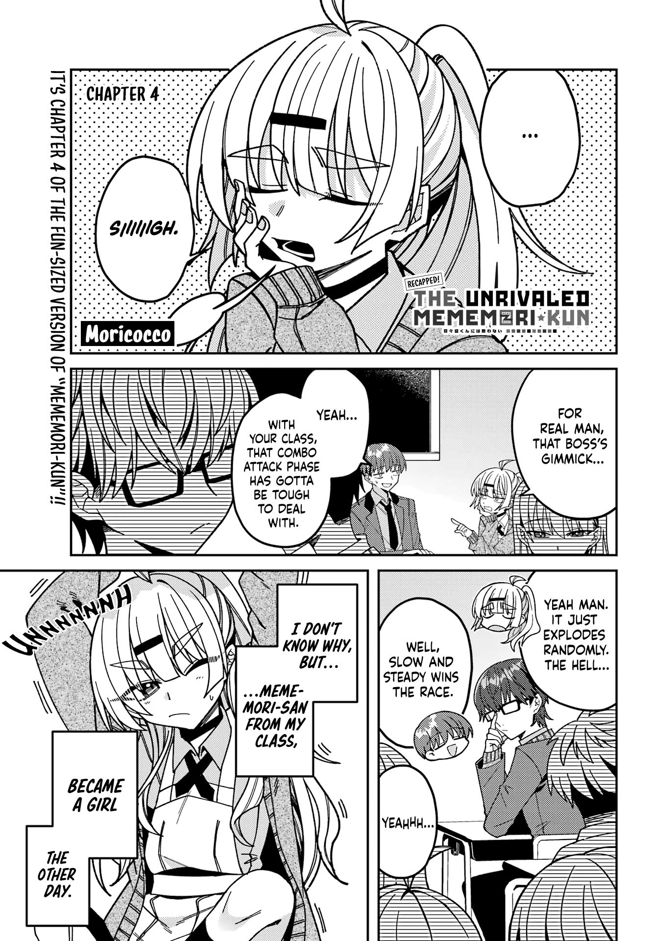 Unparalleled Mememori-Kun - Chapter 13.5: Recapped! 04