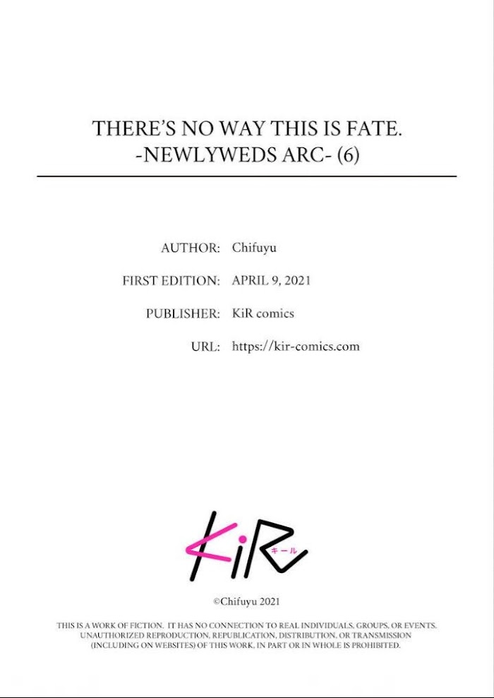 There's No Way This Is Fate. -Newlyweds Arc- - Chapter 6