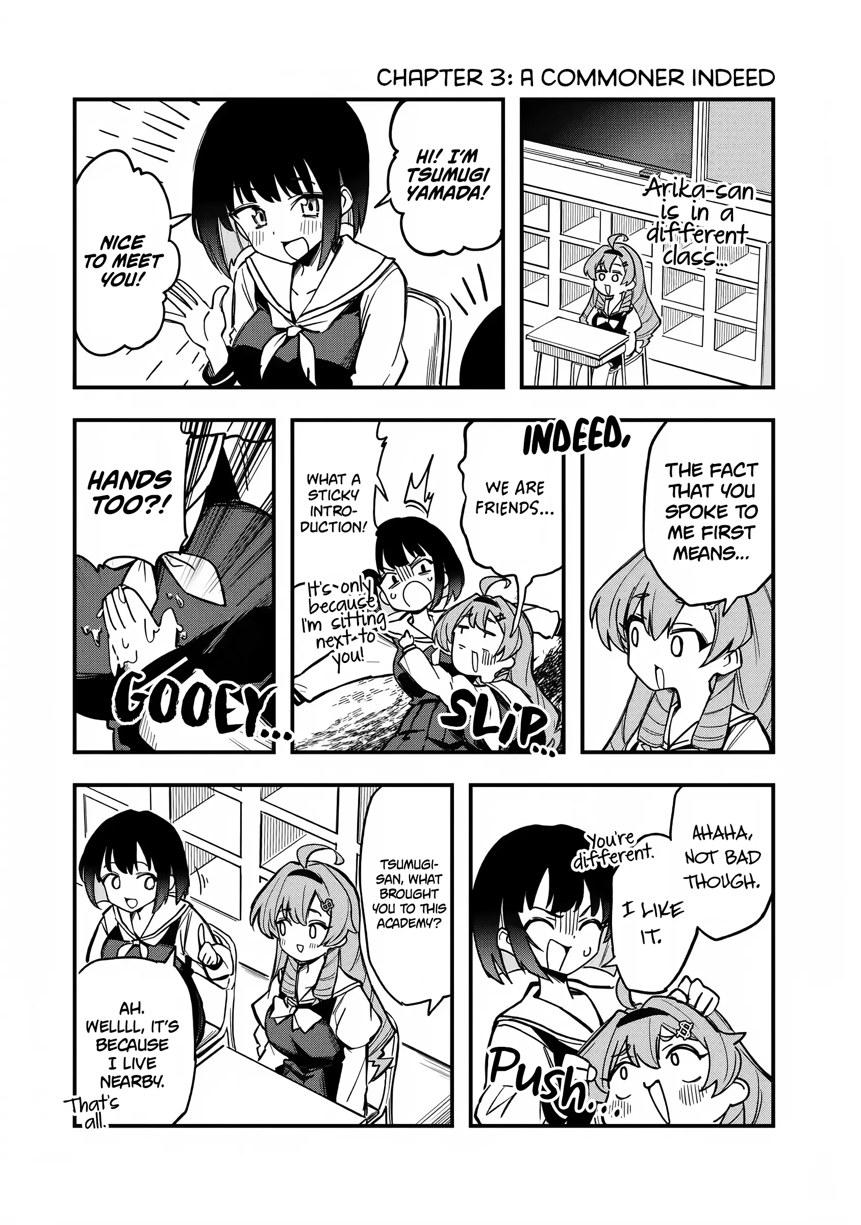 Bakushin Ojou-Sama Dou! - Chapter 3: A Commoner Indeed