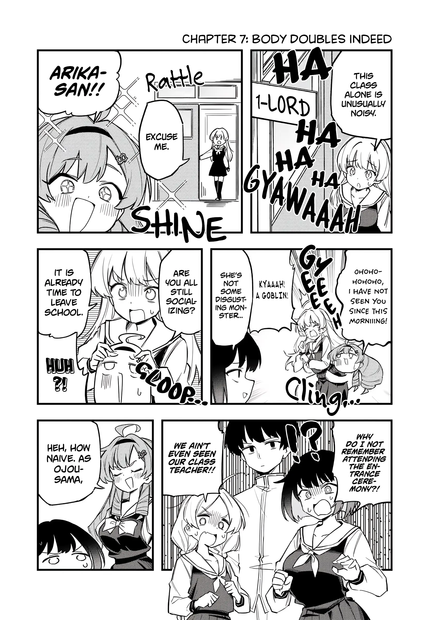 Bakushin Ojou-Sama Dou! - Chapter 7: Body Doubles Indeed