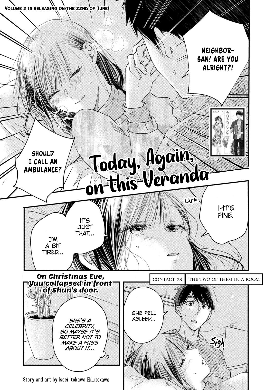 Kyou Mo Beranda De - Chapter 28: The Two Of Them In A Room