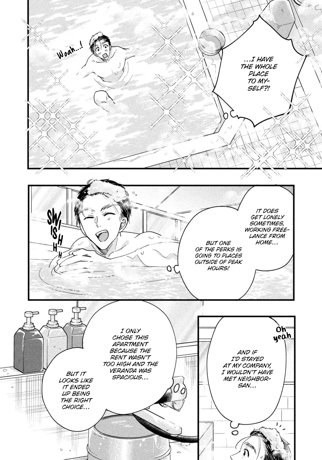 Kyou Mo Beranda De - Vol.4 Chapter 45: A Bath, In Spring.