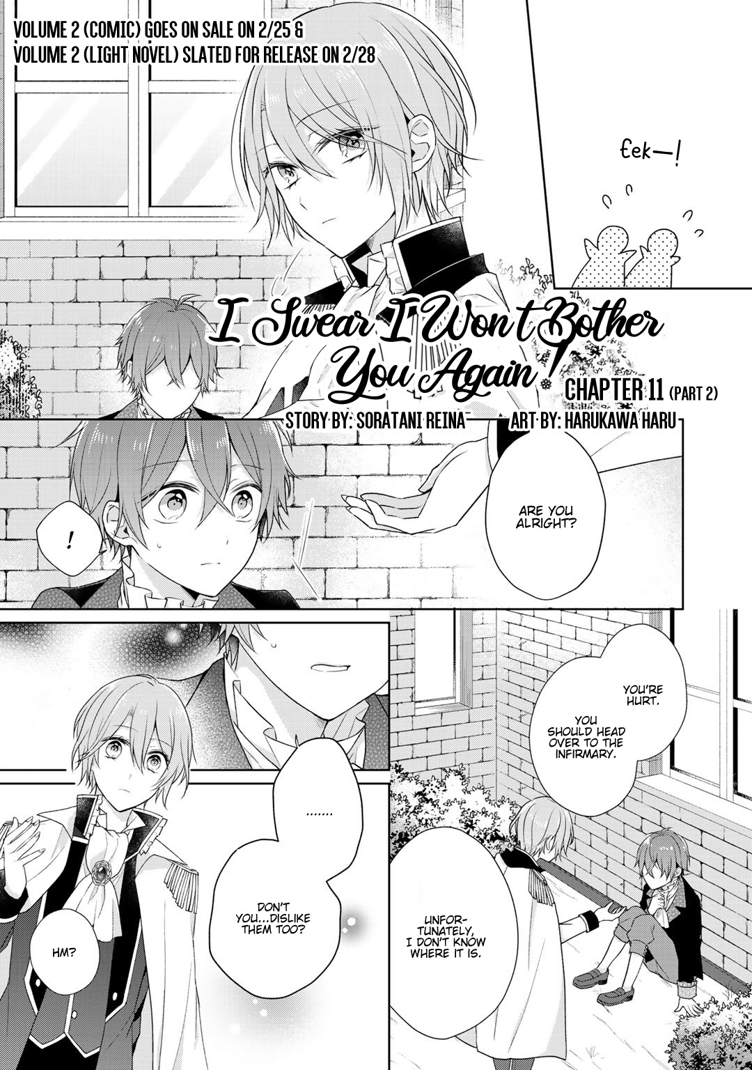 I Swear I Won’t Bother You Again! - Vol.2 Chapter 11.2