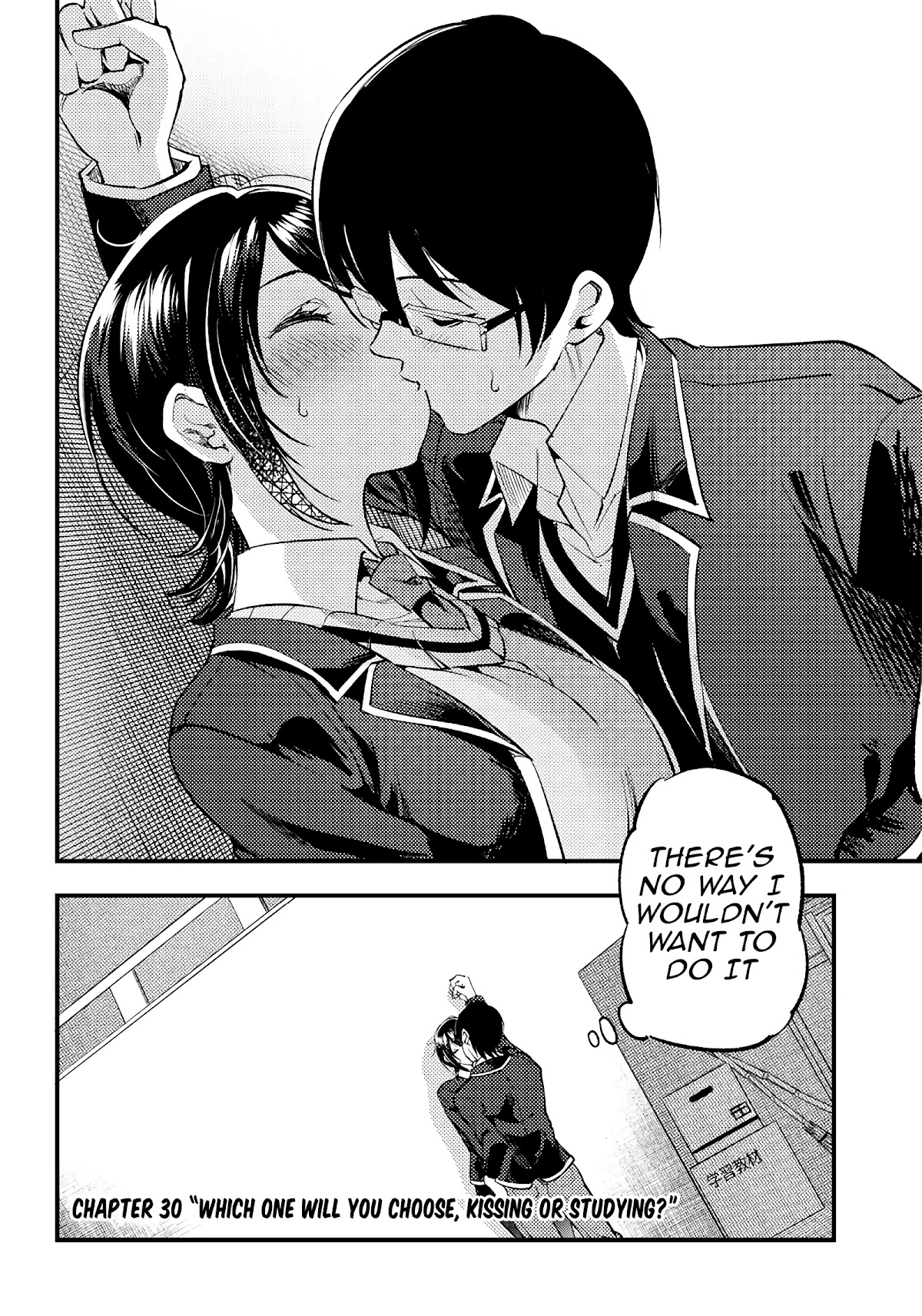 Yuzukawa-San Wa, Sasshite Hoshii. - Chapter 30: Which One Will You Choose, Kissing Or Studying?