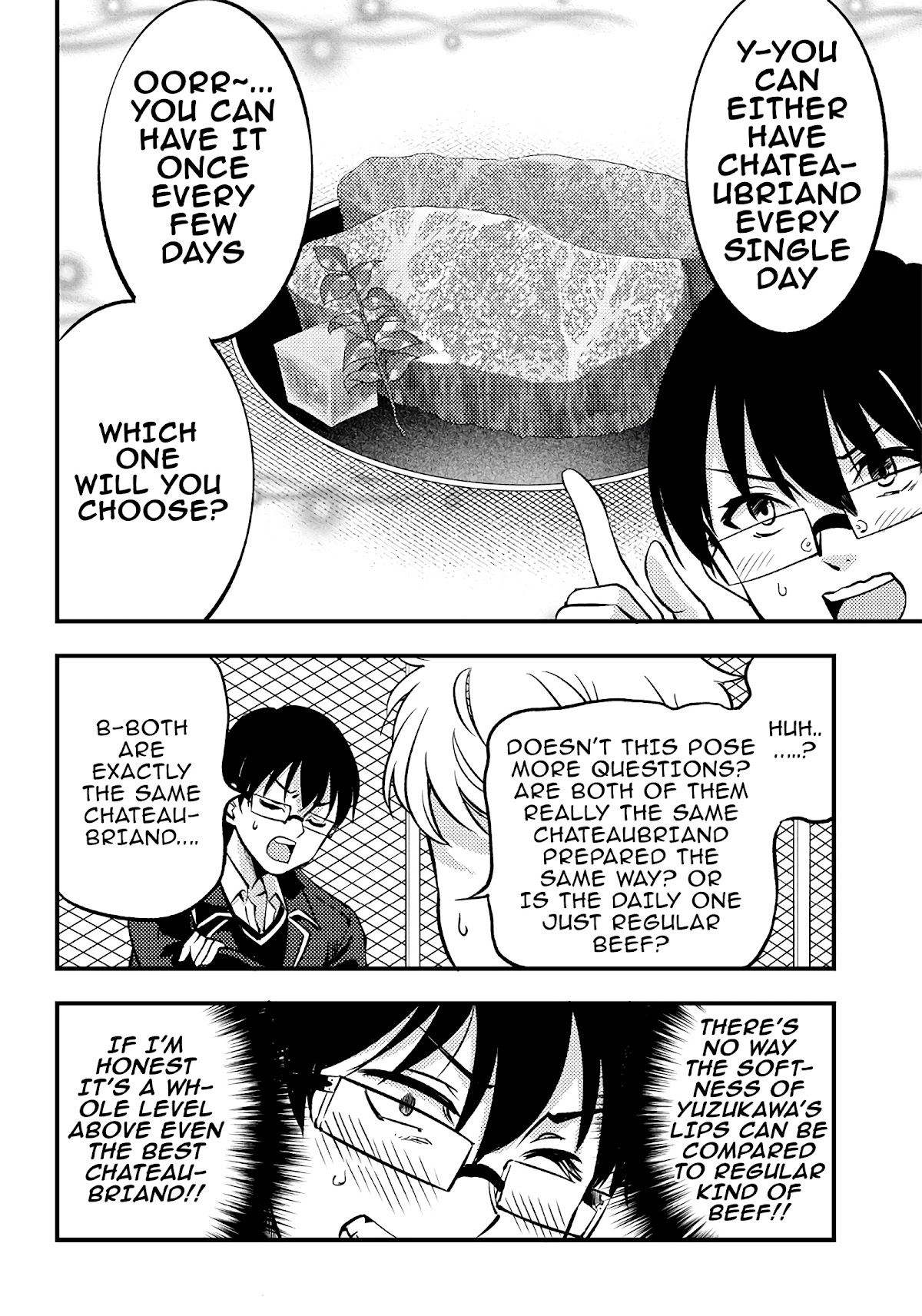 Yuzukawa-San Wa, Sasshite Hoshii. - Chapter 30: Which One Will You Choose, Kissing Or Studying?