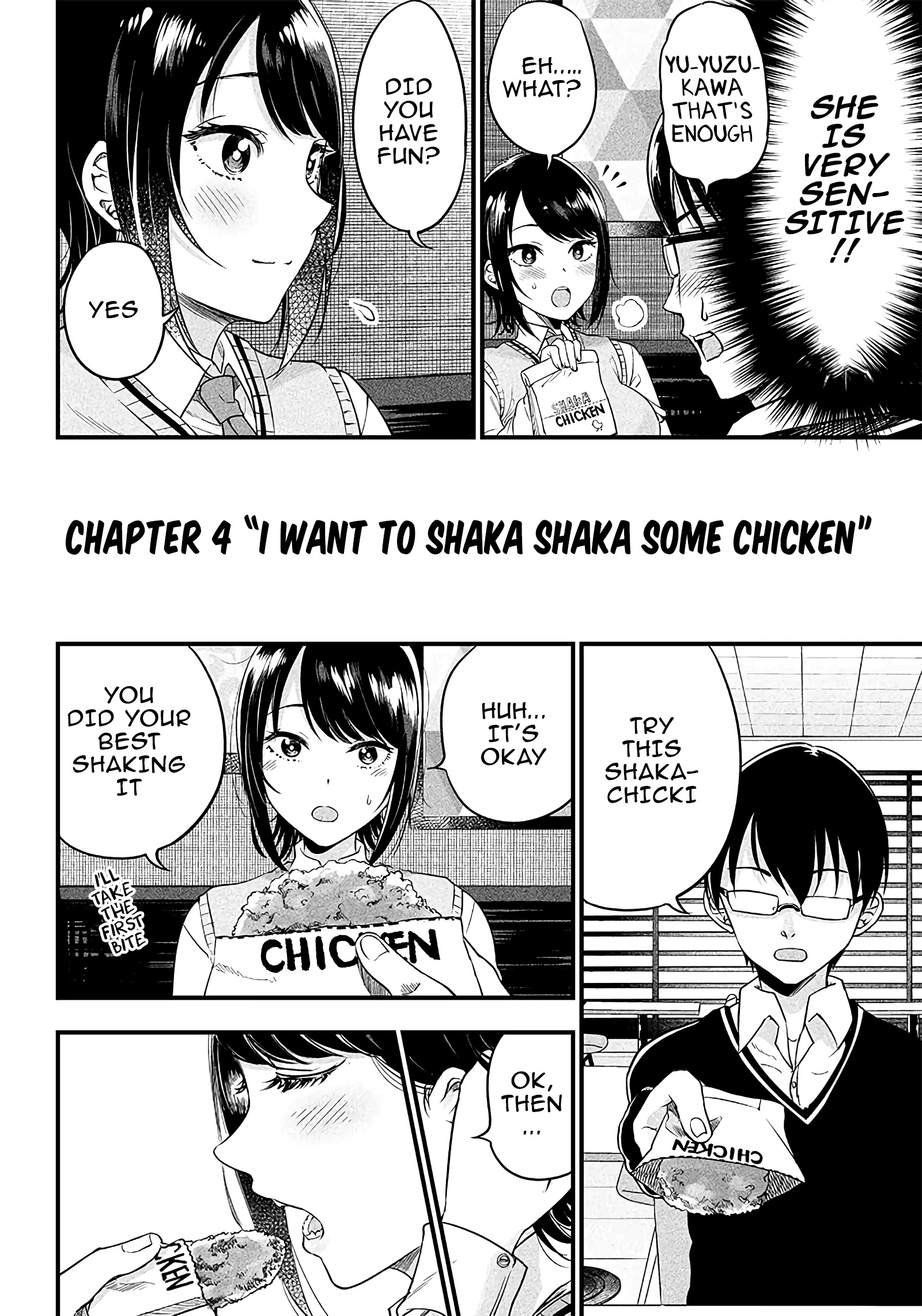 Yuzukawa-San Wa, Sasshite Hoshii. - Chapter 4: I Want To Shaka Shaka Some Chicken