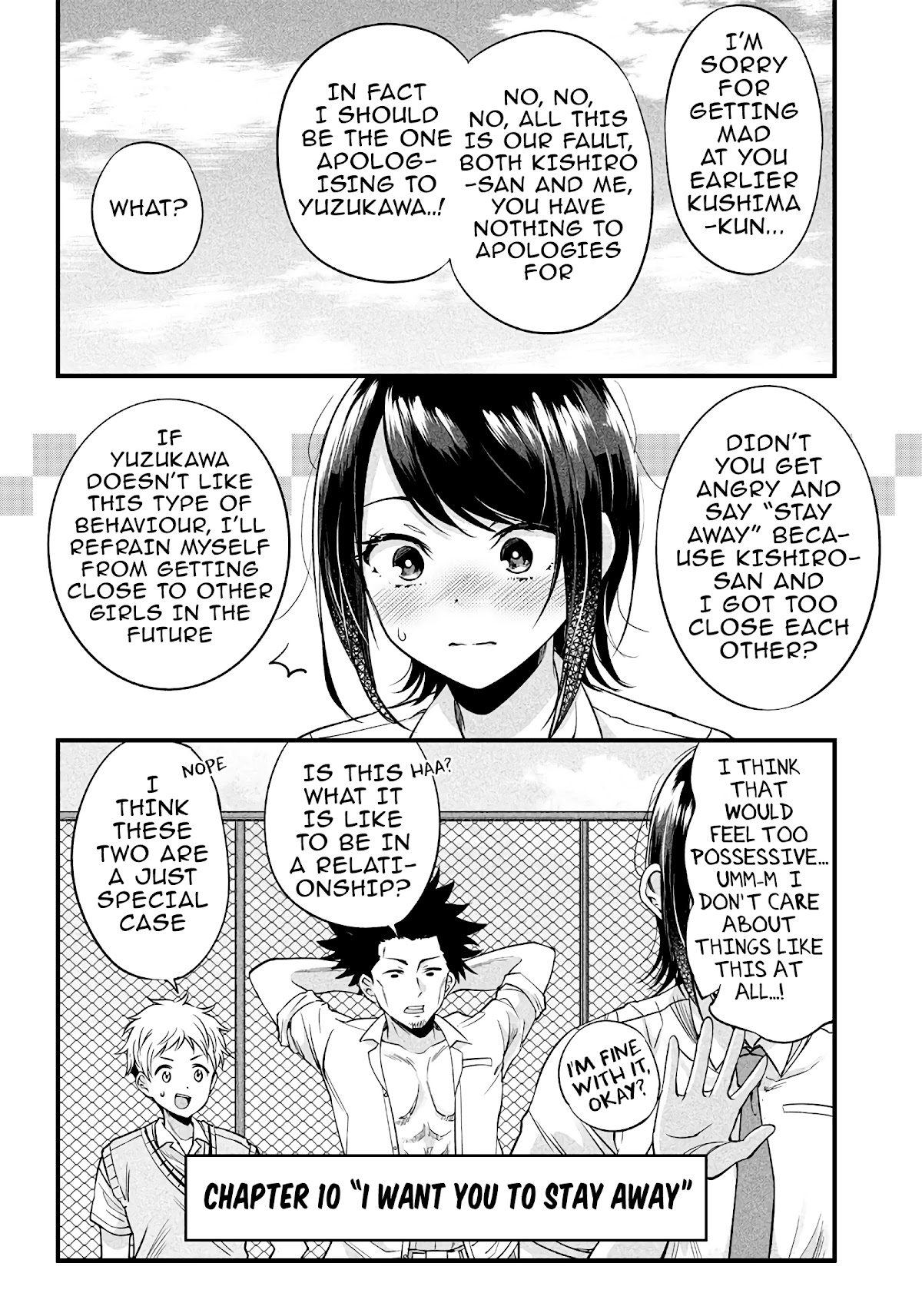 Yuzukawa-San Wa, Sasshite Hoshii. - Chapter 10: I Want You To Stay Away