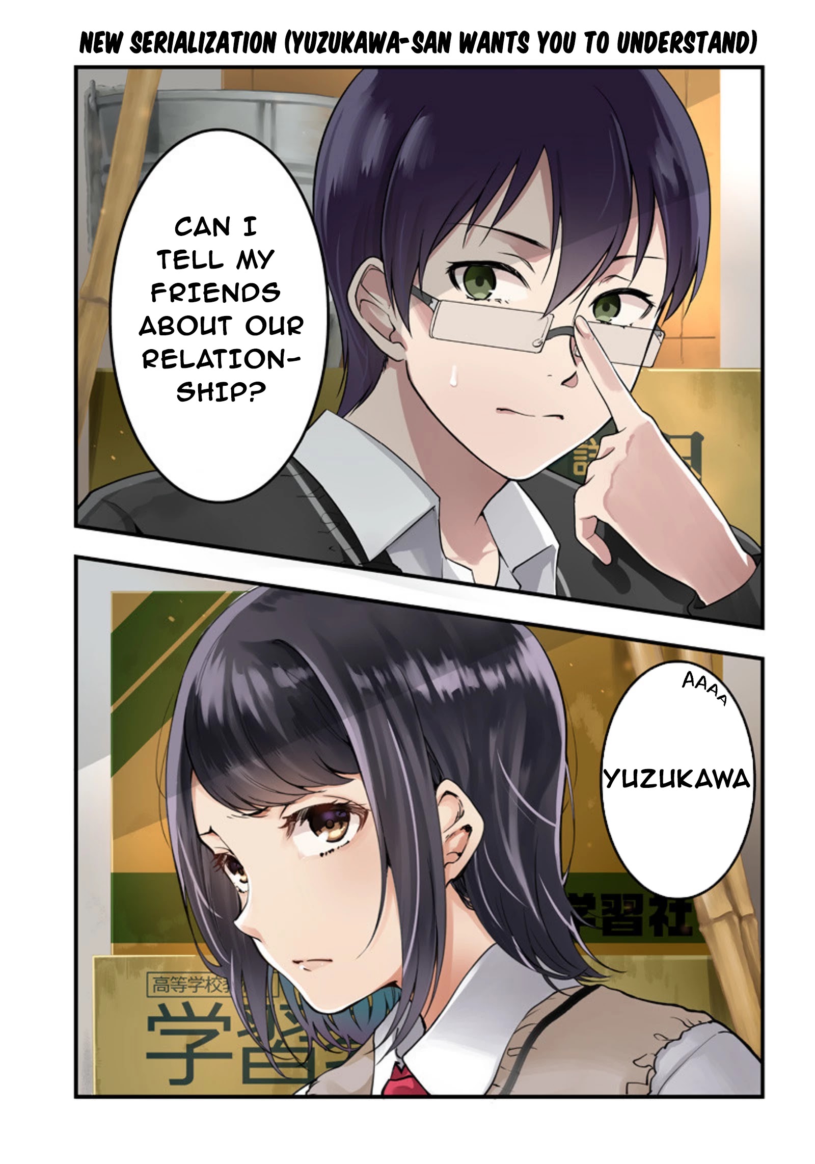 Yuzukawa-San Wa, Sasshite Hoshii. - Chapter 1: I Want To Be With You