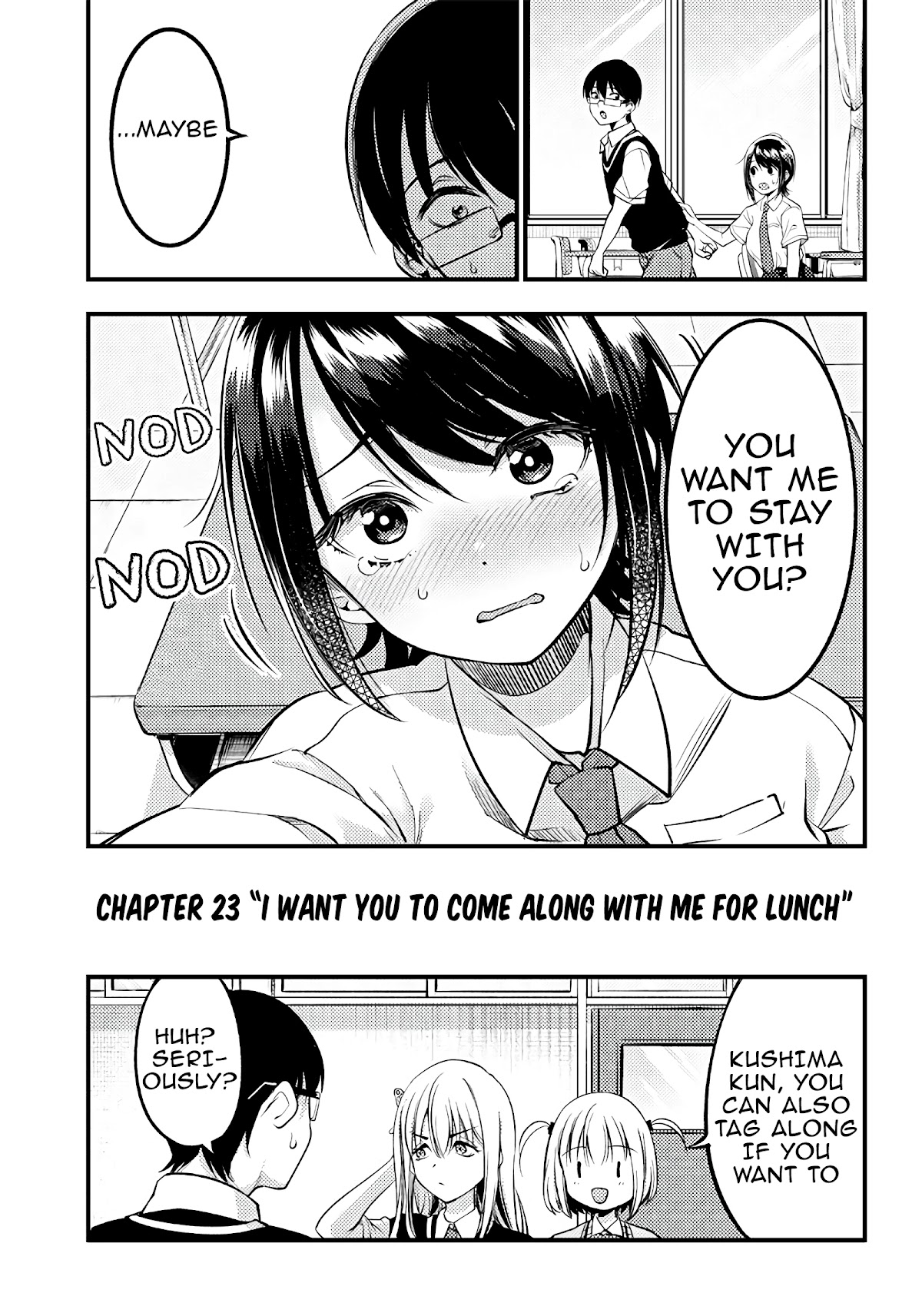 Yuzukawa-San Wa, Sasshite Hoshii. - Chapter 23: I Want You To Come Along With Me For Lunch