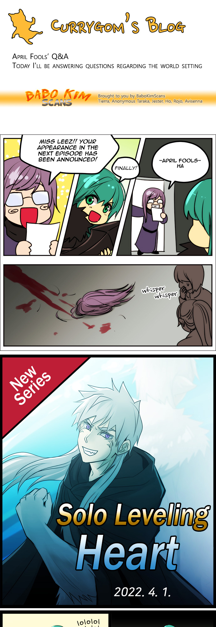 Kubera - Chapter 245.5: April Fools' Q&A 2022