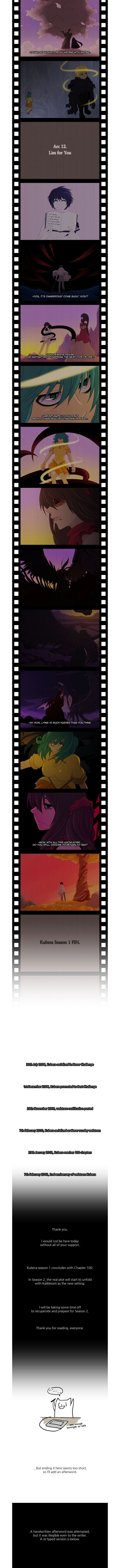 Kubera - Chapter 101 : Season 1 Afterword