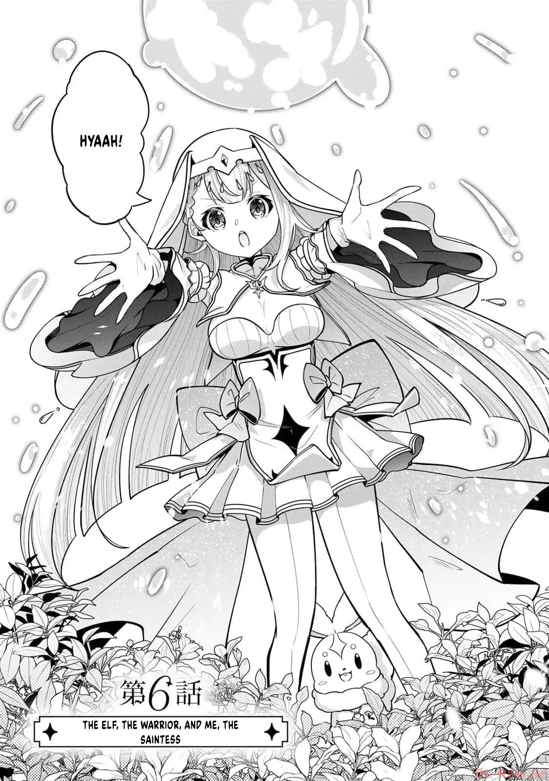 Isekai De Seijo Ni Natta Watashi, Genjitsu Sekai Demo Seijo Cheat De Kanzen Shouri! - Vol.2 Chapter 6: The Elf, The Warrior, And Me, The Saintess