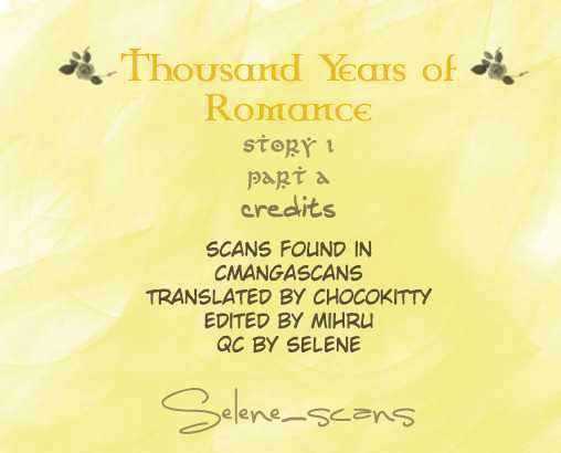 Thousand Years Romance - Vol.1 Chapter 1.1