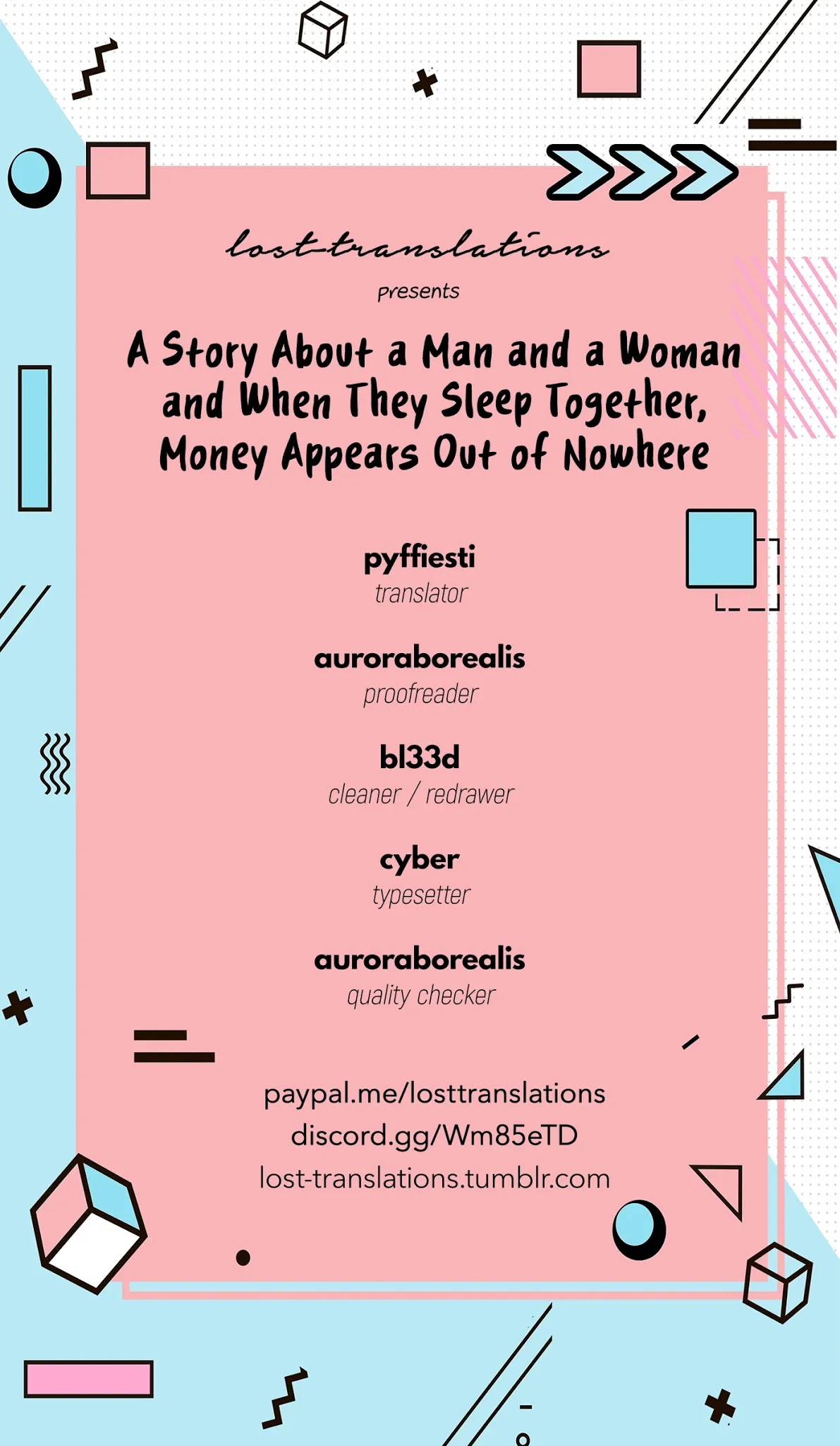 A Story About A Man And A Woman And When They Sleep Together, Money Appears Out Of Nowhere - Chapter 15