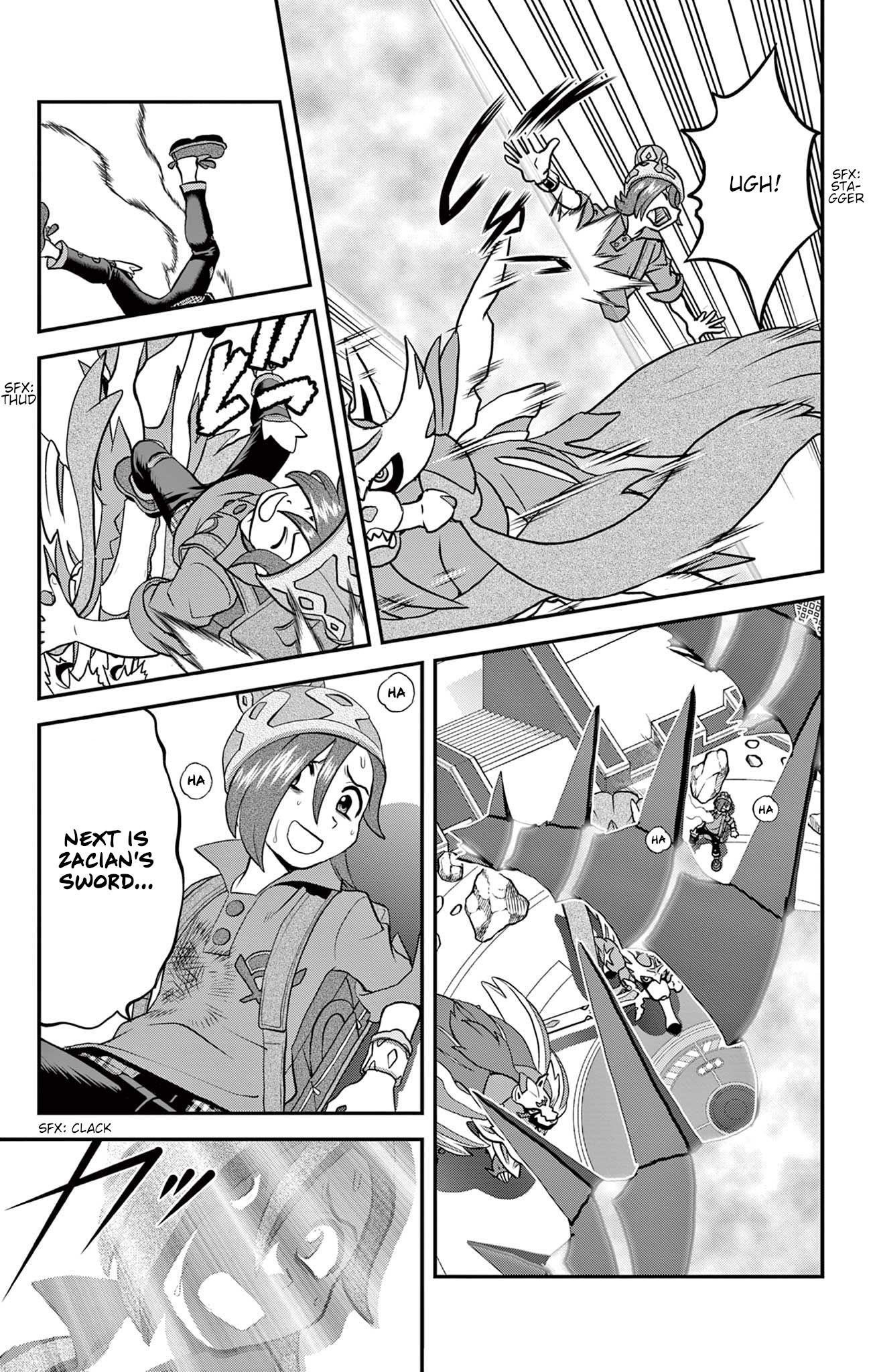 Pokémon Special Sword And Shield - Vol.7 Chapter 42: The Great Triple Threat!!