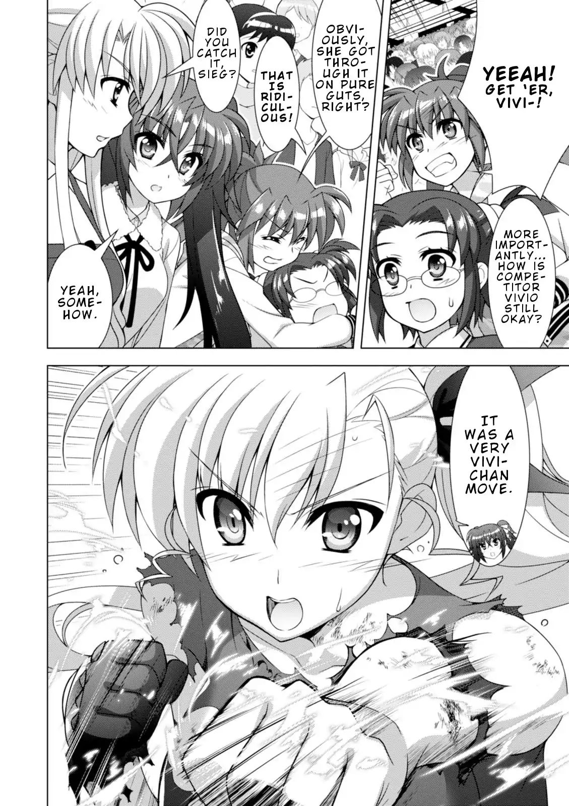 Mahou Shoujo Lyrical Nanoha Vivid - Chapter 98: Rainbow Flash