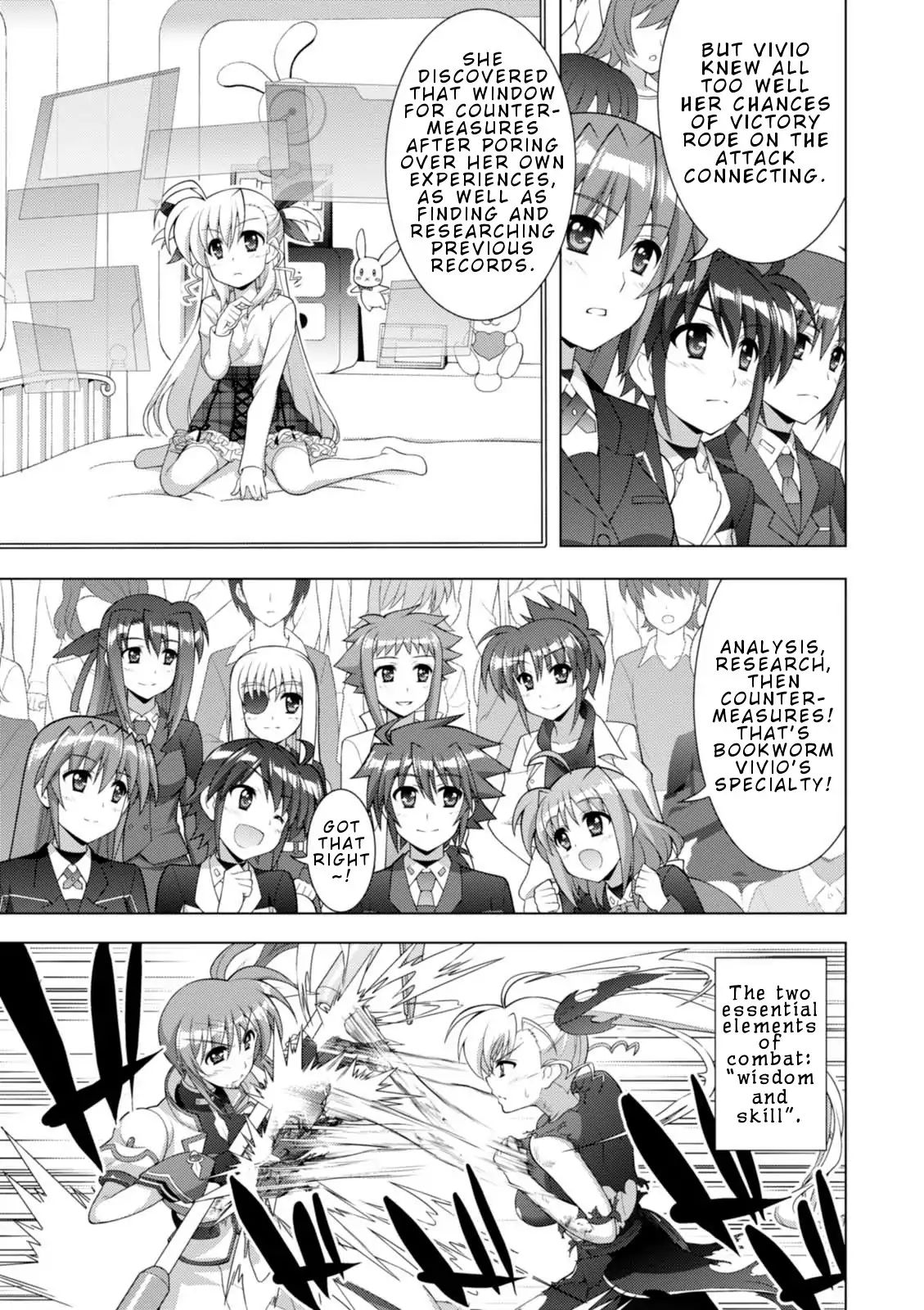 Mahou Shoujo Lyrical Nanoha Vivid - Chapter 98: Rainbow Flash