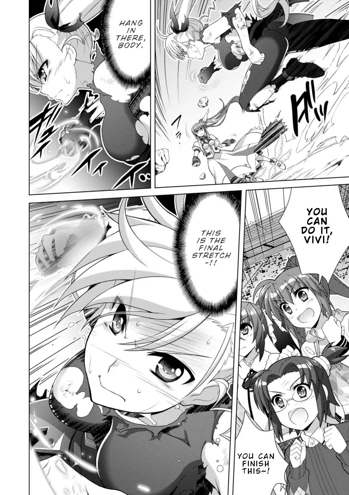 Mahou Shoujo Lyrical Nanoha Vivid - Chapter 98: Rainbow Flash