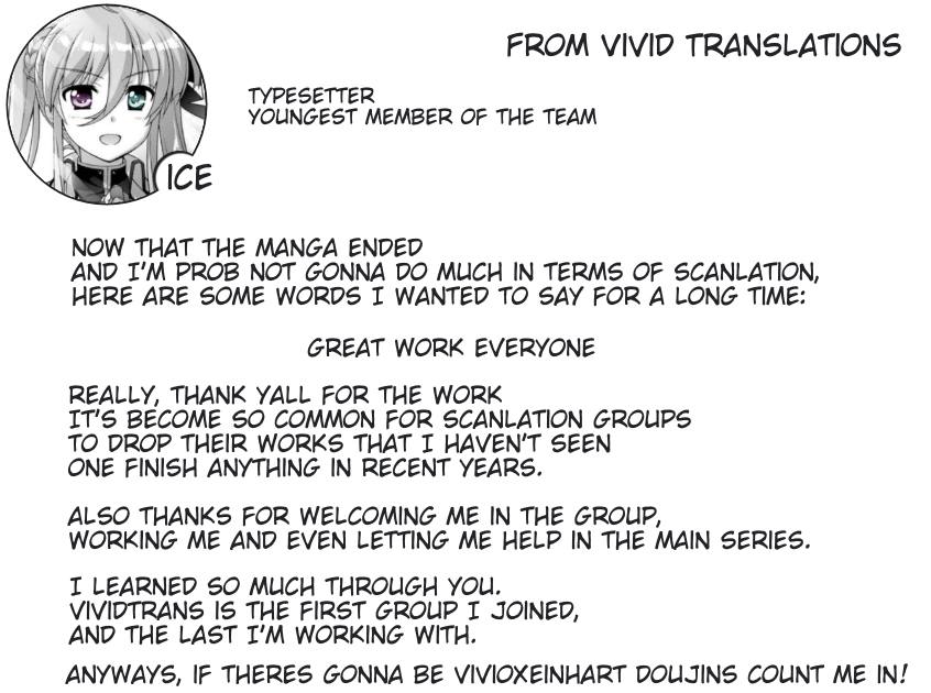 Mahou Shoujo Lyrical Nanoha Vivid - Chapter 102: Towards A Vivid Future