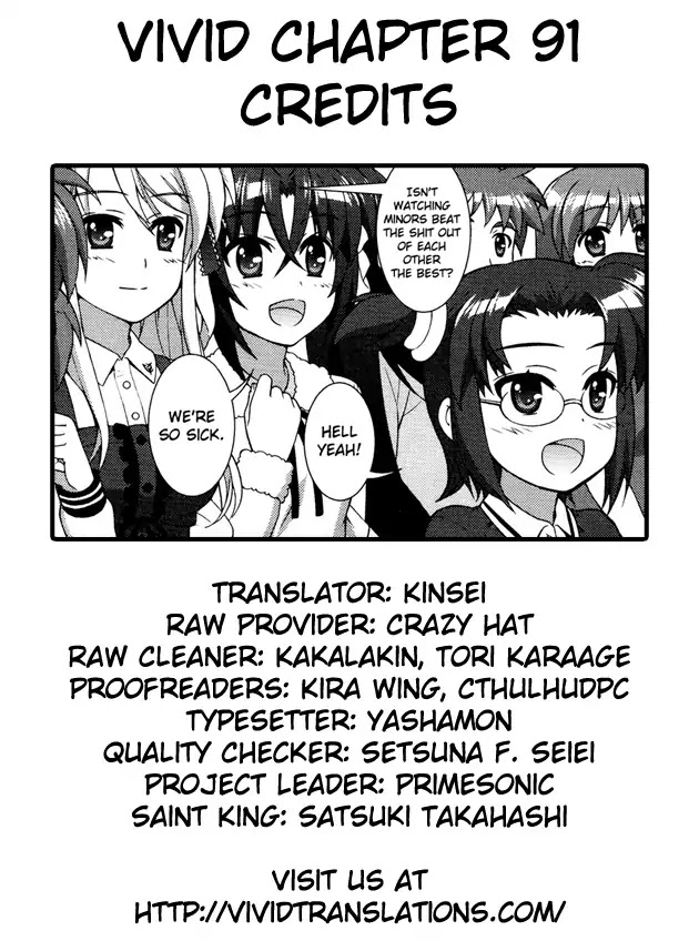 Mahou Shoujo Lyrical Nanoha Vivid - Chapter 91: The Deciding Moment