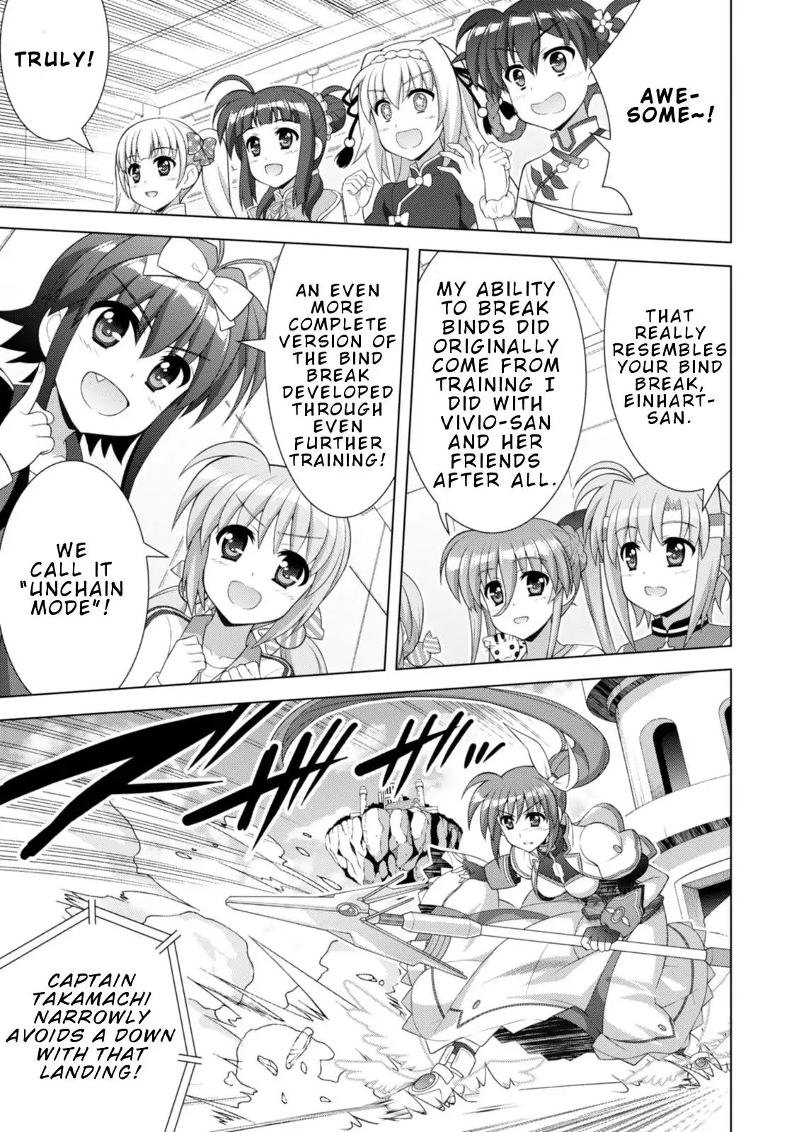 Mahou Shoujo Lyrical Nanoha Vivid - Chapter 96: Tying Down