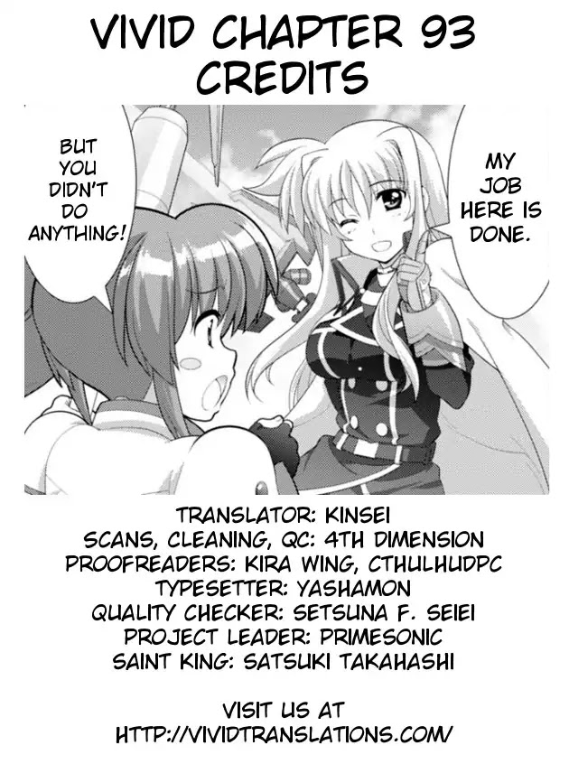 Mahou Shoujo Lyrical Nanoha Vivid - Chapter 93: The Two’s Countdown