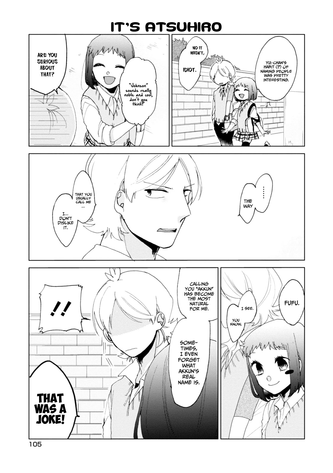 Akkun To Kanojo - Chapter 36